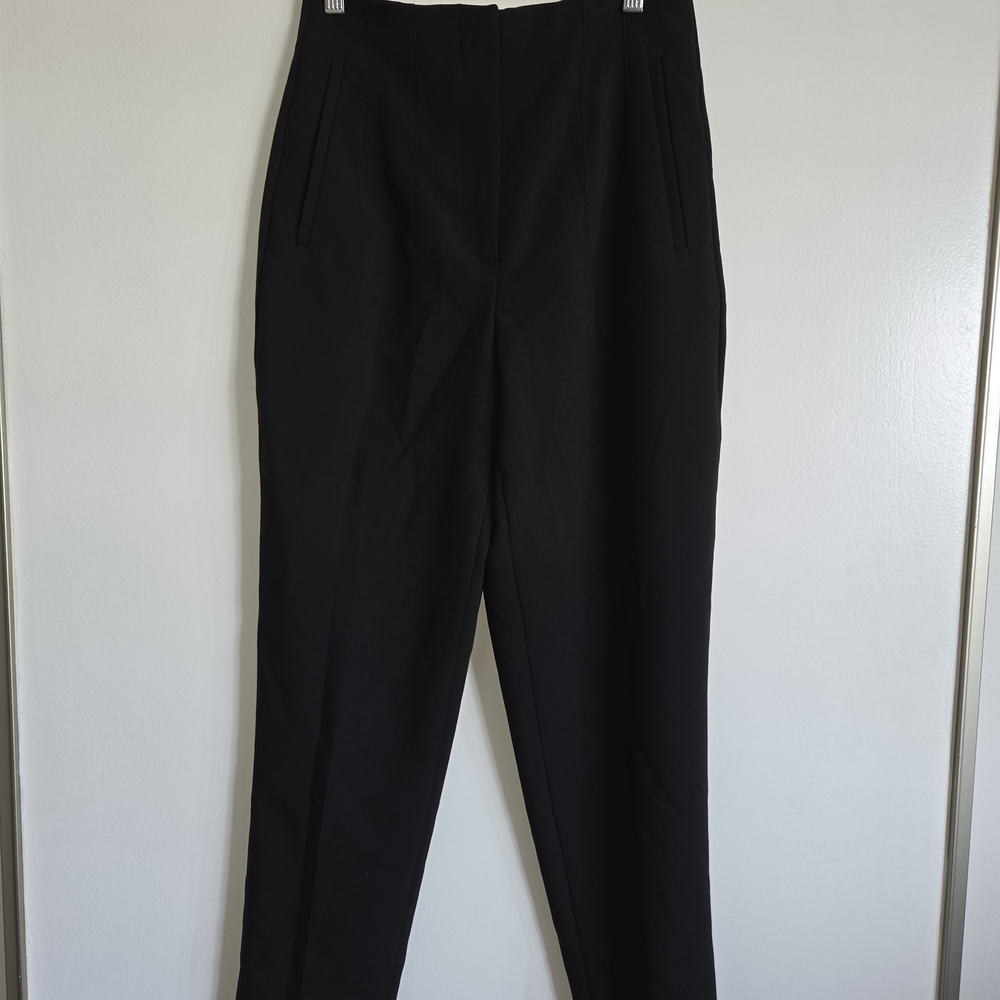 Black High-Waisted Trousers